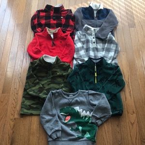 Bundle Carter’s Pullovers & Zip up Jackets 4T